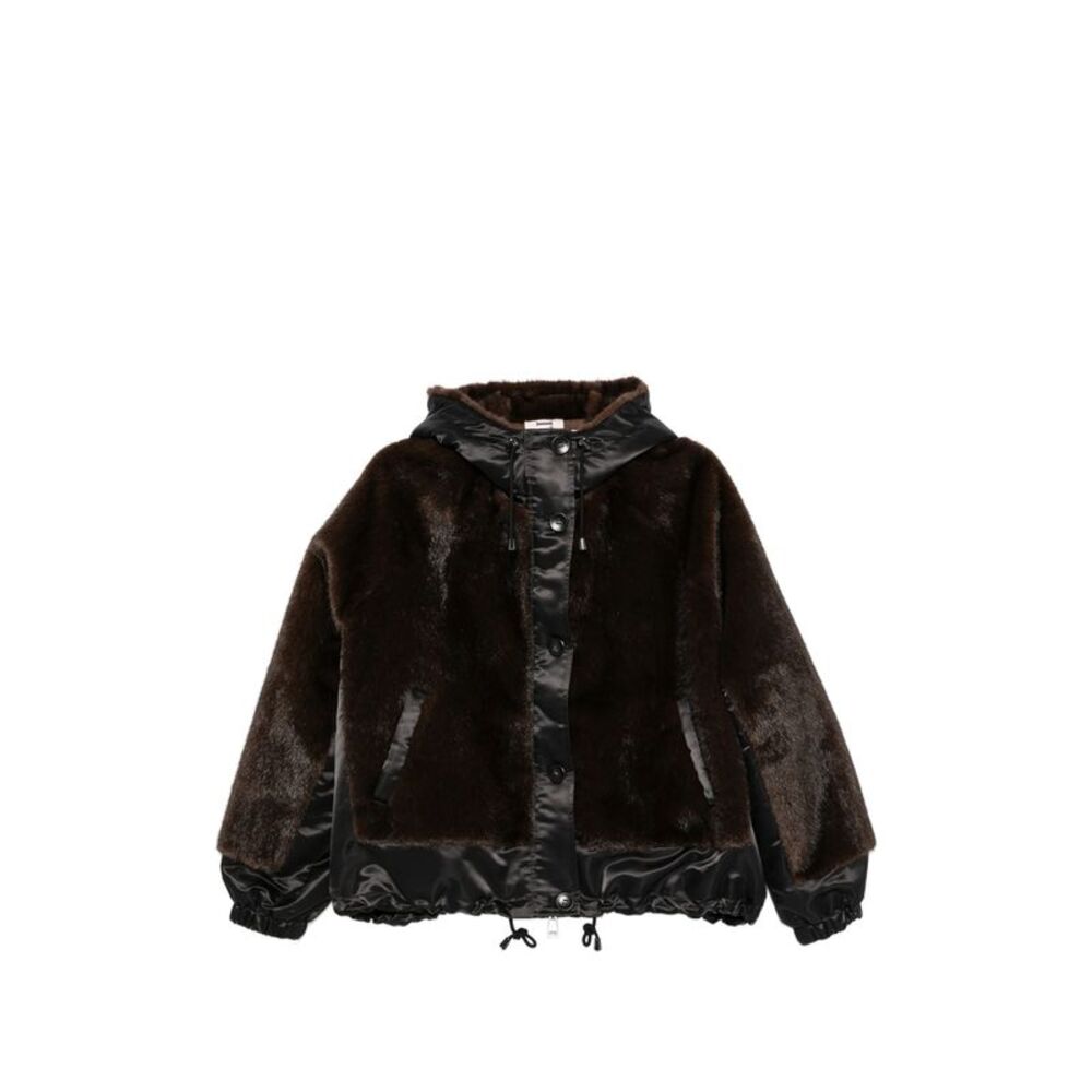 Valentini 1972 Brown Jackets - Faux Fur & Shearling Jackets Women